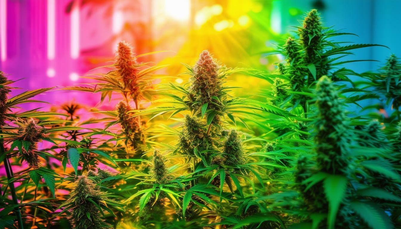 Sungrown cannabis under natural light